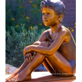 garden decor collectibles metal craft bronze statue children for sale
